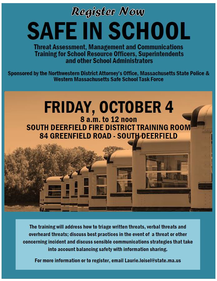 safe schools flyer
