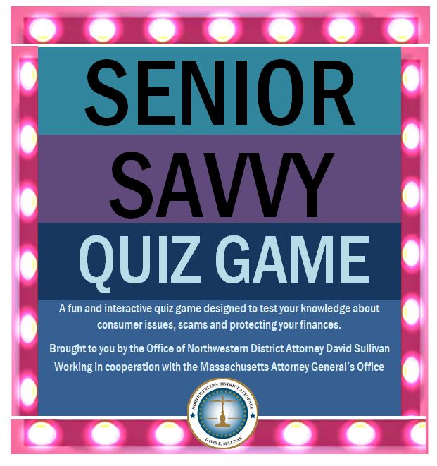 senior savy quiz flyer
