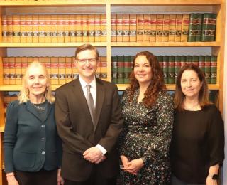 Members of the Appeals Unit, from left, Assistant District Attorney Cynthia Von Flatern, Appellate Chief Thomas Townsend, Senior
