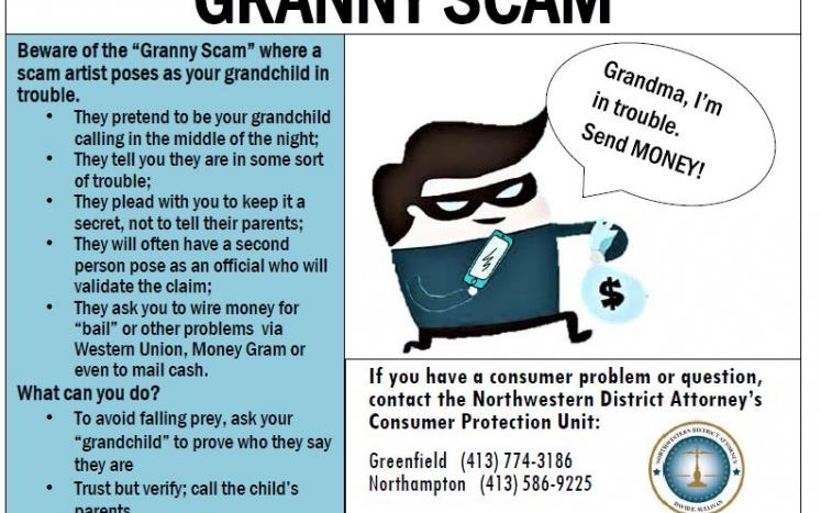 granny scam flyer