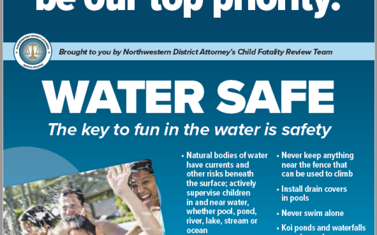 Child fatality review team issues reminder on water safety